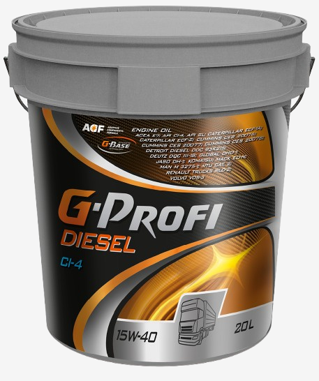 G-Profi Diesel CI-4 15W-40 1 G Profi Diesel Ci 4 15w 40 20l India 08 09 2025 Removebg Preview
